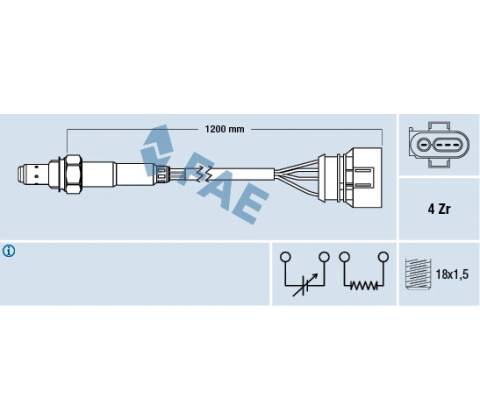Lambda sonda FAE 77460