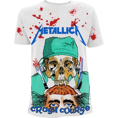 NNM мъжка тениска Metallica - Crash Course In Brain Surgery - White - RTMTLTSWAOCRA