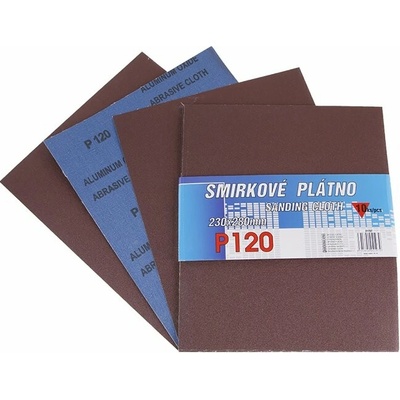 LEVIOR plátno brúsne 230x280mm P120 10ks