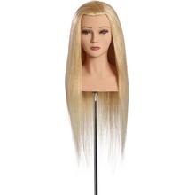 L´image Cvičná hlava platinová blond Limage Luna 60 cm