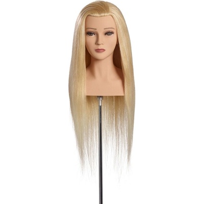 L´image Cvičná hlava platinová blond Limage Luna 60 cm