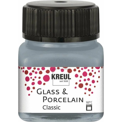 Kreul Classic Боя за стъкло и порцелан Metallic Silver 20 ml 1 бр (16246)
