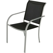 Sunfun Amy Stohovateľné 66 x 56 x 86 cm, oceľ, čierna, striebrosivá, FCS00349K SCHWARZ/SILBER