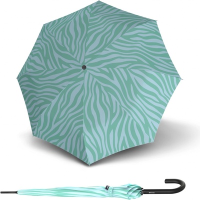 Knirps A.760 Zebra Mint elegantní holový vystřelovací deštník mentolový