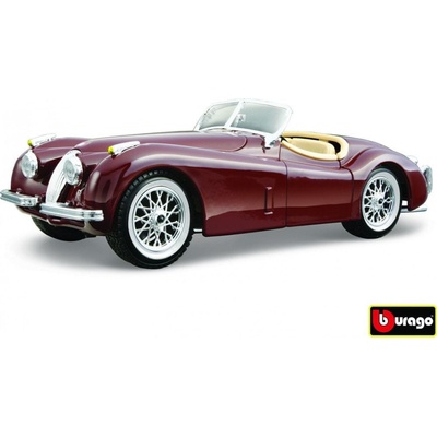 Bburago Jaguar XK 120 Roadster 1951 červená 1:24