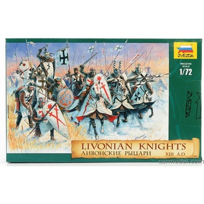 Zvezda Figures Battle War Livonian Knights Xiii A.d. Military 1:72