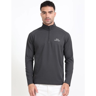 Slazenger Яке Slazenger Men's Hybrid Quarter Zip Long Sleeve Performance Golf Jacket - Grey