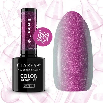 Claresa Gel-lak Ilusion ružový 5 g