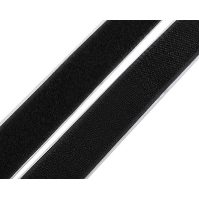 Stoklasa Suchý zip háček + plyš samolepící 750612 černý, šířka 3cm (v metráži)