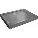 Radaway Doros D Compact Stone правоъгълно душ корито 90x80 см антрацит акрил (SDRD9080-05-64S)