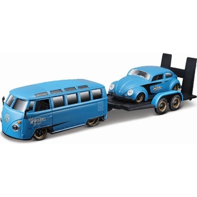 Maisto Volkswagen Van Samba a Volkswagen Beetle 1:24