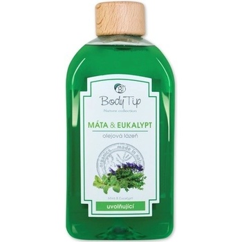 Body Tip Relaxační a uvolňující olejová lázeň Máta a eukalypt 500 ml