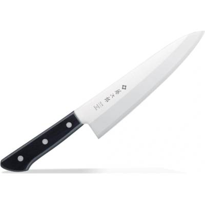 TOJIRO Кухненски нож Tojiro Basic Chef, 20 см, неръждаема стомана, 3-пластово острие, черен (F-317)