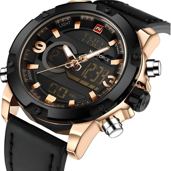 Naviforce Часовник naviforce ge-2837 - Черен / Златен kp2837 (ge-2837)