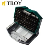 TROY Комплект битове / Накрайници за отвертка 44 части / Troy 22344 / (T 22344)