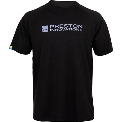 Preston Innovations tričko Lightweight Black Raglan