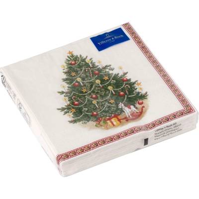 Villeroy & Boch 35-9074-0121 Papírové ubrousky Toy's Delight vánoční stromek 25 cm 20 ks