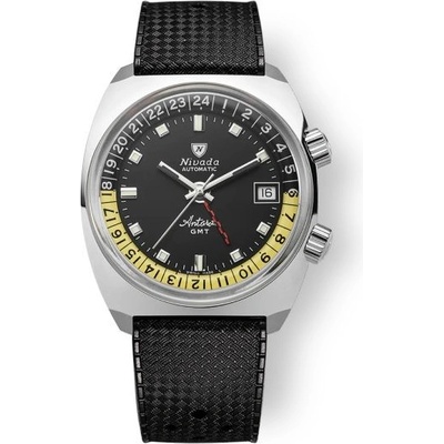 Nivada Grenchen Antarctic Black Rubber Tropic