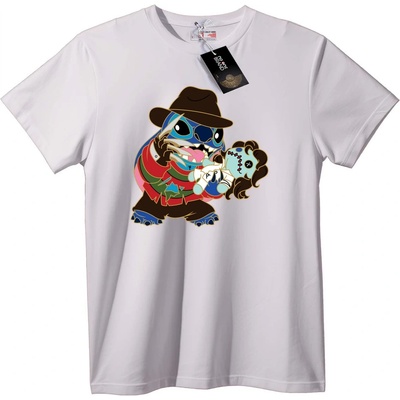 NOONEBRAND Тениска Stitch с шапка и кукла - 2XL, White