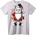 NOONEBRAND Тениска Хокеен Санта - 3XL, White