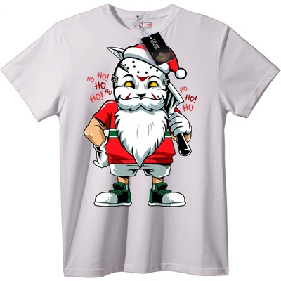 NOONEBRAND Тениска Хокеен Санта - 3XL, White