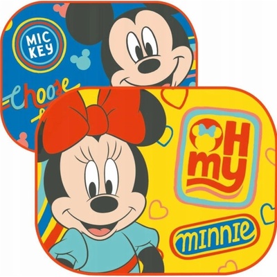 Sluneční clony Mickey a Minnie 2 ks