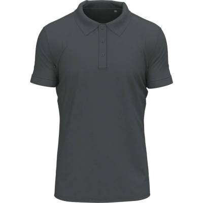 Stedman stretch polo st9640 / Мъжка еластична поло тениска - шистово сиво 3xl 3xl (st9640slg3xl)