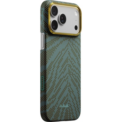 PITAKA Edge Case Breath of Veins, Dive Green - iPhone 17 Pro (BV1703P)