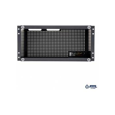 ATTE POWER Ракова кутия, метална, 5U, 180 mm, тъмно сива
