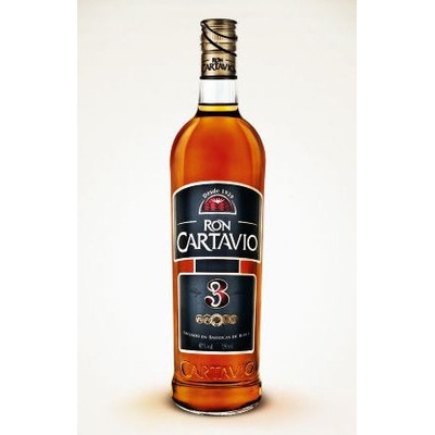RUM CARTAVIO 3y 40% 0,75 l (holá láhev)