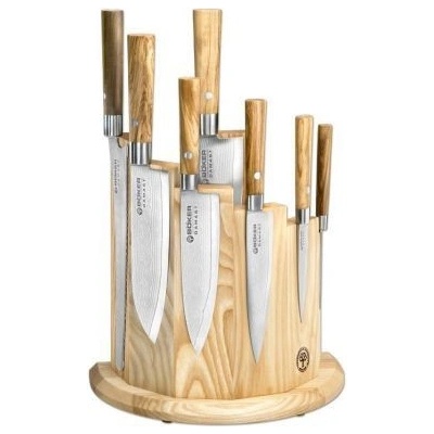 Böker Damast Olive 130445SET sada kuchynských nožov 7 ks
