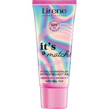 Lirene It's a Match! Mineral Foundation SPF15 002 Natural fluidný make-up 30 ml