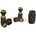 THS Thermostyle Сет за лира CAYMAN-5T BLACK THS 1/2"х16мм и 1/2"x15мм