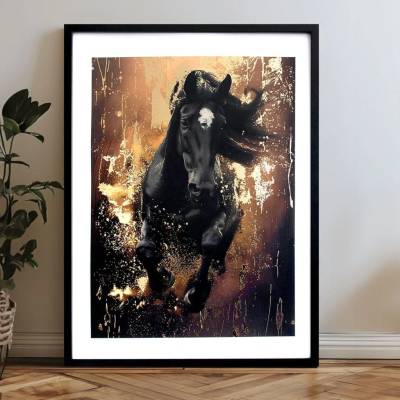 Plagát na stenu s EXTRA efektom - Valkyrie's Ride - 40x60 cm