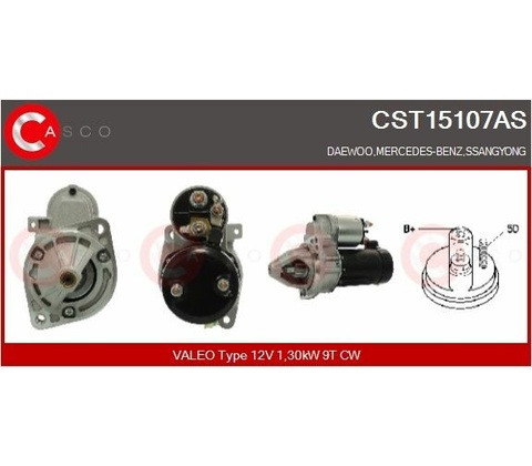 Štartér CASCO CST15107AS