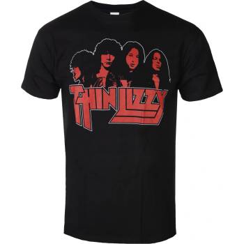 ROCK OFF мъжка тениска Thin Lizzy - Band Photo Logo - ROCK OFF - TLTS08MB