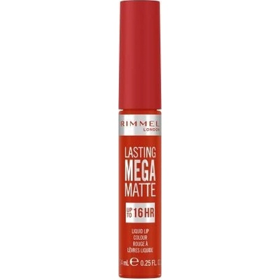 Rimmel London Lasting Mega Matte Liquid Lip Colour Rtěnka Scarlet Flames 7,4 ml – Zbozi.Blesk.cz