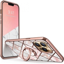 Pouzdro Supcase IBLSN Cosmo Snap Apple iPhone 13 Pro Marble růžové