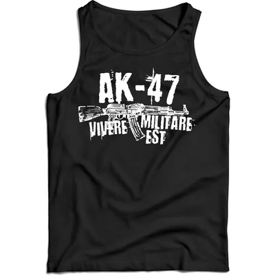 DRAGOWA Мъжки потник Seneca AK-47, черен, 160 г/м2 (11659)