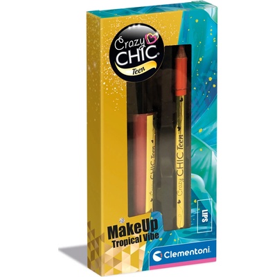 Clementoni Crazy CHIC TEEN - Lesk na rty TROPICAL