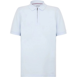 Tommy Hilfiger Блуза с яка Tommy Hilfiger Men's DC Zipped Short Sleeve Polo Shirt - Breezy Blu/Wht
