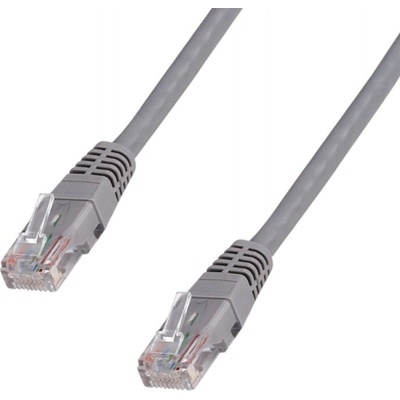 Datacom 15890 CAT6, UTP, 0,25m šedý – Zboží Živě
