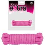  Памучно въже за робство, 3 метра - Sex Extra Love Rope Pink (NMC0002389)