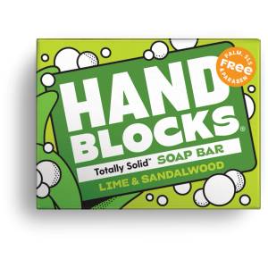 Shower Blocks Hand Soap - Lime & Sandawlwood Цвят: жълт