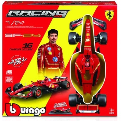Bburago Bburago 1: 24 Ferrari F1 Racing Model KIT - Комплект SF24 (2024) nr. 16 Шарл Льоклер