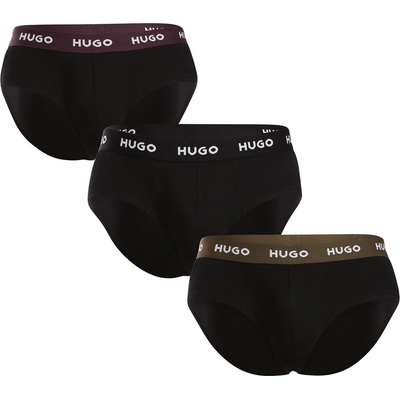 HUGO Набор от три - мъжки боксерки HUGO черни HUGO | Cheren | МЪЖЕ | M