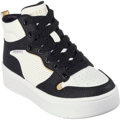 Skechers Детски маратонки Skechers Court High High-Top Trainers Girls - White/Black