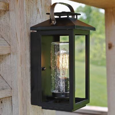 Elstead Lighting Quintiesse QN-ATWATER-S-BK - Външна стенна лампа ATWATER S 1xE27/60W/230V IP44 черна (ED1022)
