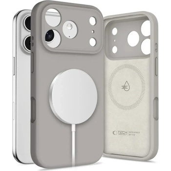 Tech-Protect Силиконов калъф Tech-Protect MagSafe за iPhone 17 Pro Max - сив (5906302330287)