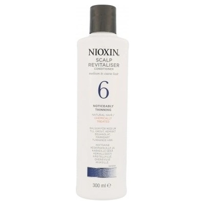 Nioxin System 6 ľahký kondicionér pre výrazné rednutie normálnych až silných prírodných a chemicky ošetrených vlasov Scalp Revitaliser Conditioner Medium to Coarse Hair Noticeably Thinning 300 ml